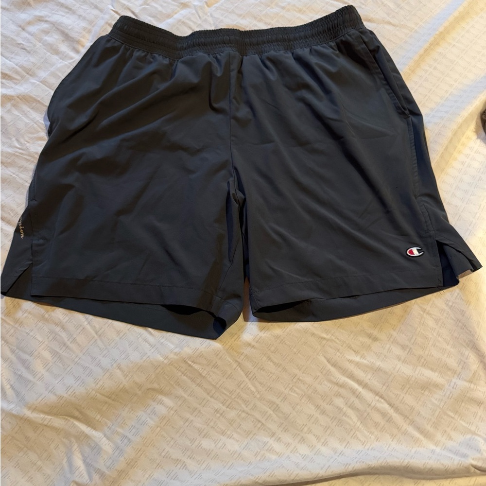 Champion Men's Dark Gray Athletic Shorts